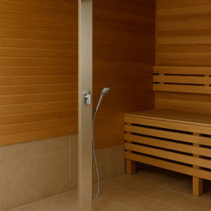 Ducha Cortina quente e fria Com Misturador