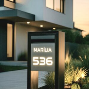 Caixa de correio Montblanc GRANDE iluminada por led