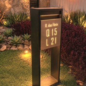 Caixa De Correio Modelo Montblanc (iluminada com LED)